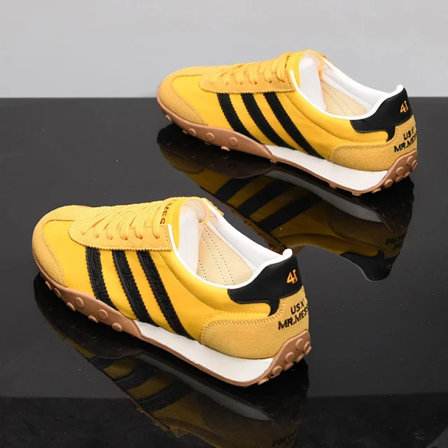 DeXun Retro Forrest Gump Platform Sneakers Detail
