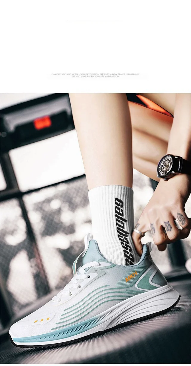 SS25 Men's Breathable Mesh Running Shoes Detail