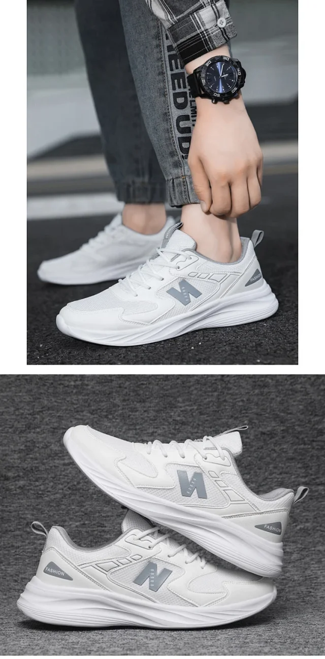 Summer Men's Mesh Couple Running Shoes Detail