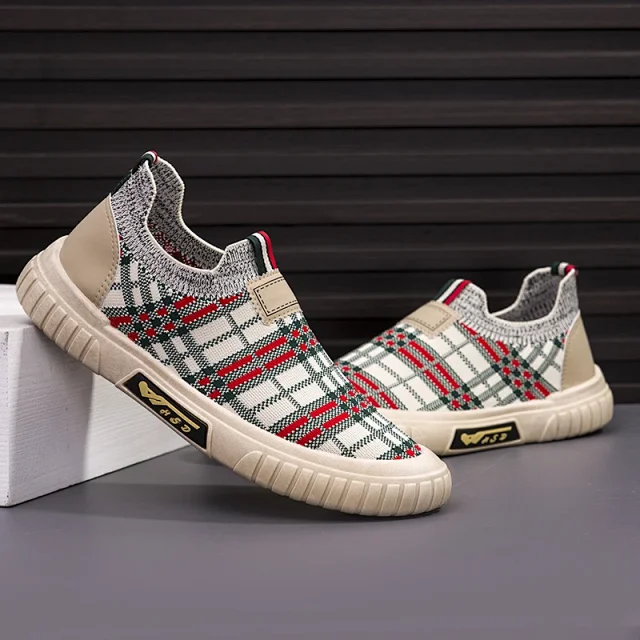 Men's Trendy Summer Flyknit Low-Top Sneakers Detail
