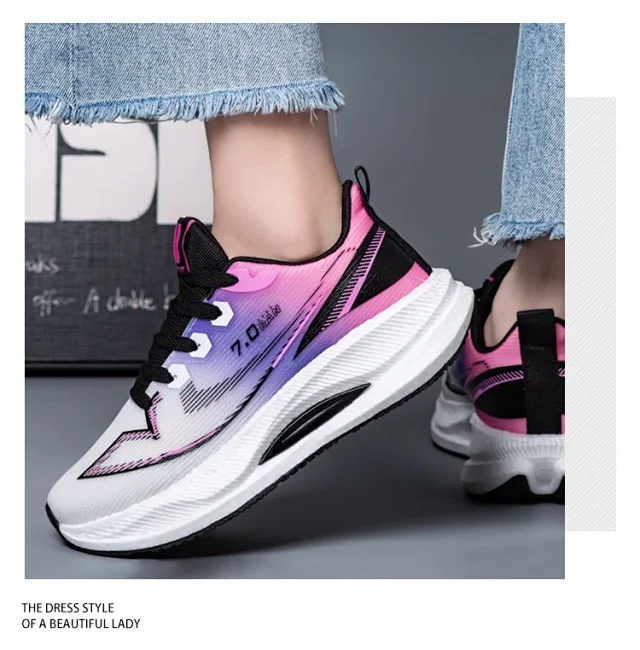 Stain-Resistant Unisex Student Light Running Mesh Sneakers Detail