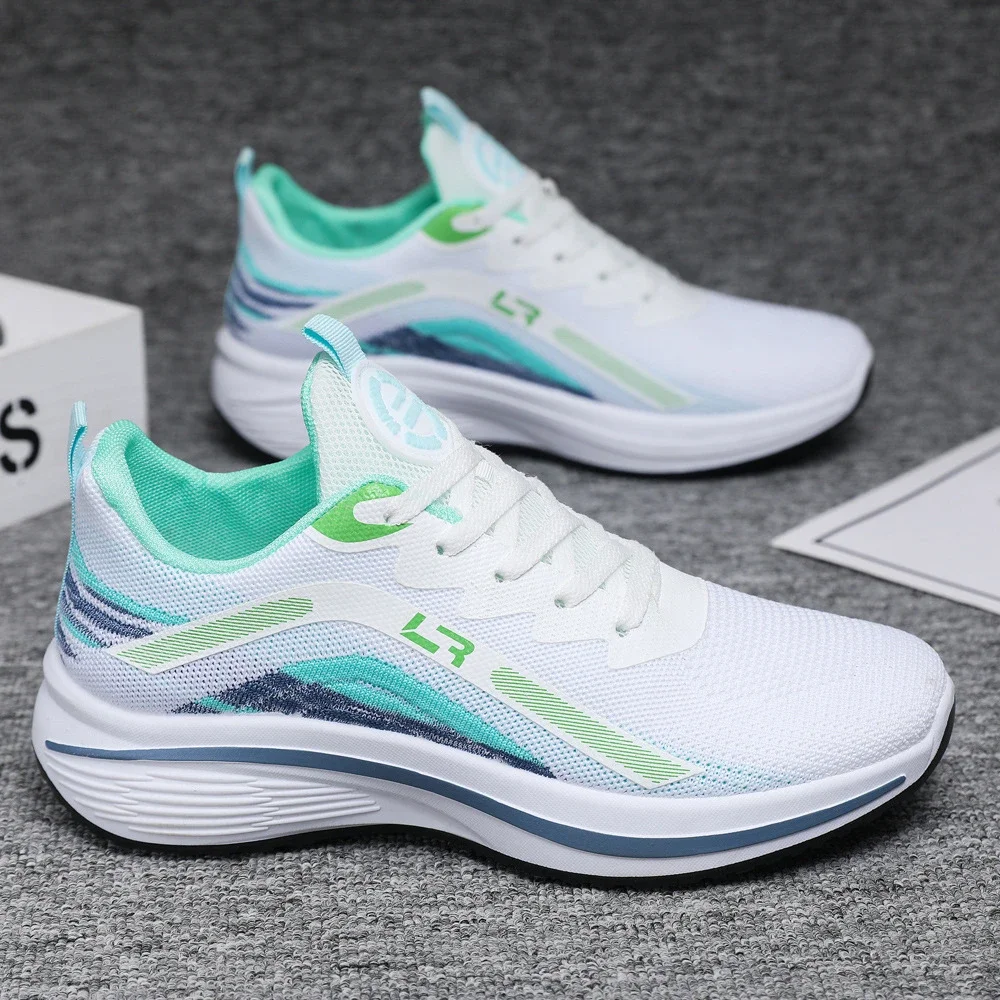 Men's Breathable Lift Knit Walking Shoes