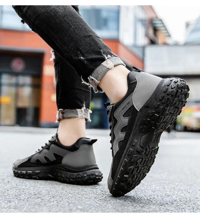 Spring Retro Men's Mesh Running Shoes Detail