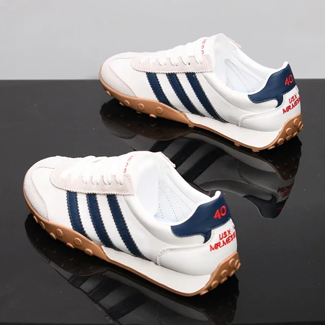 DeXun Retro Forrest Gump Platform Sneakers Detail