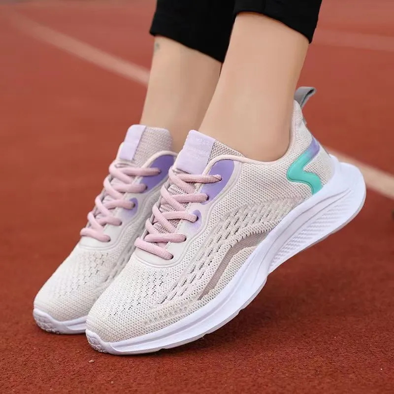 Women's Knit Mesh Low-Top Running Shoes