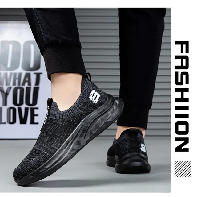 Lightweight Soft Sole Slip-on Men's Casual Dad Shoes Detail