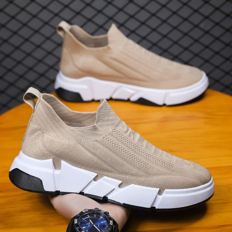 SS23 Men's Knit Slip-On Sneakers
