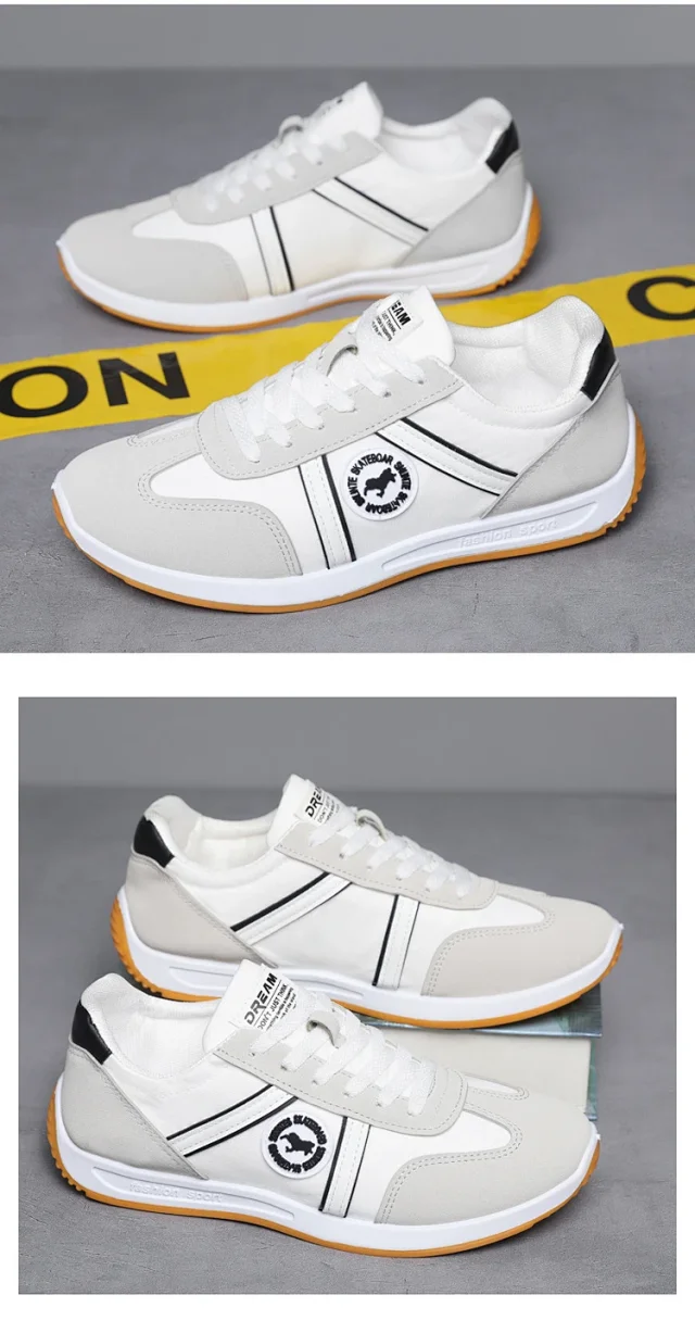 Men's Breathable Slip-On Forrest Gump Sneakers Detail
