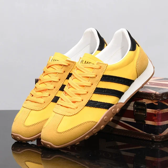 DeXun Retro Forrest Gump Platform Sneakers Detail