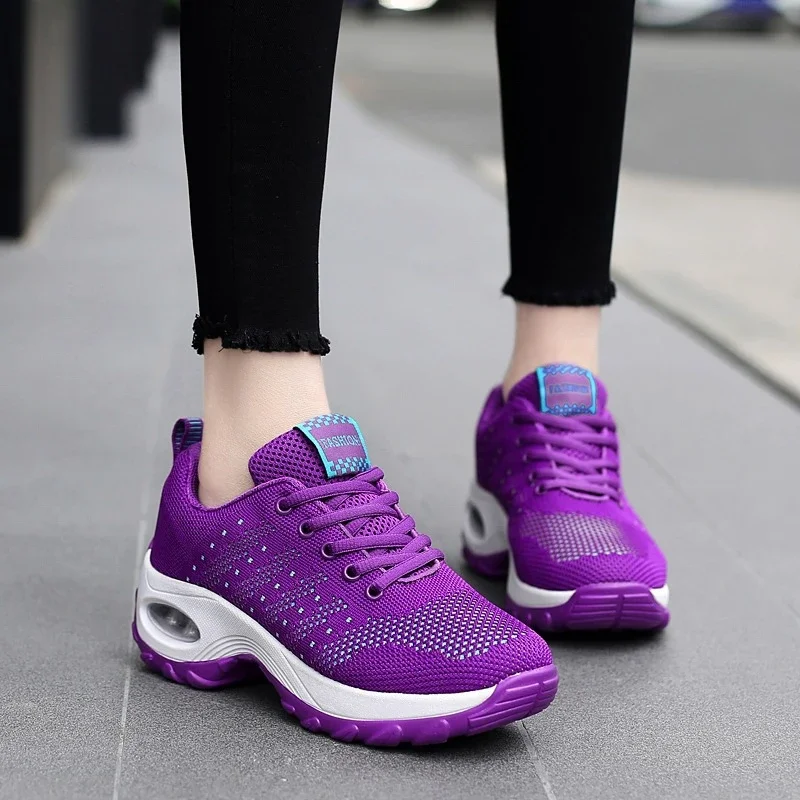 Women's Air Cushion Platform Walking Shoes