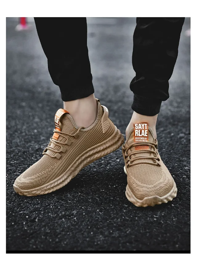 Men's Flyknit Breathable Casual Sneakers 2025 Detail