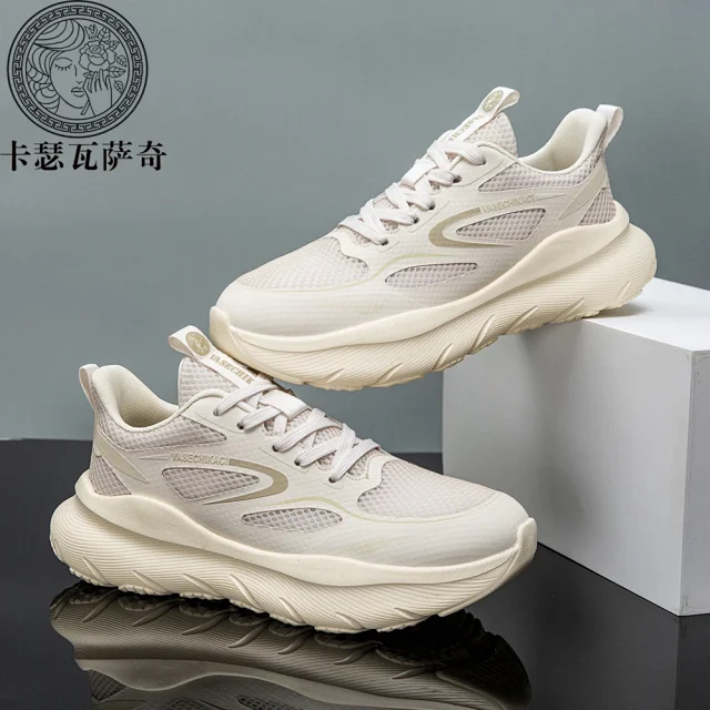 Unisex Breathable Mesh Platform Sneakers Detail