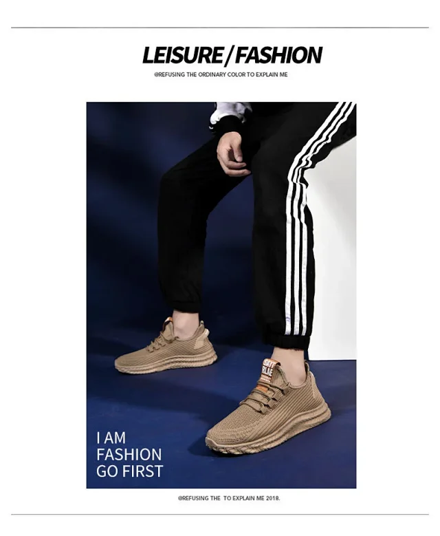 Men's Flyknit Breathable Casual Sneakers 2025 Detail