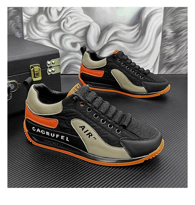 Men's Summer Low-Top Breathable Chunky Sneakers Detail