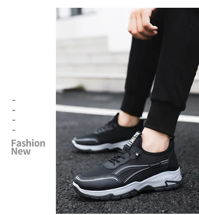 Men's Trendy Mesh Running Shoes 2025 Detail