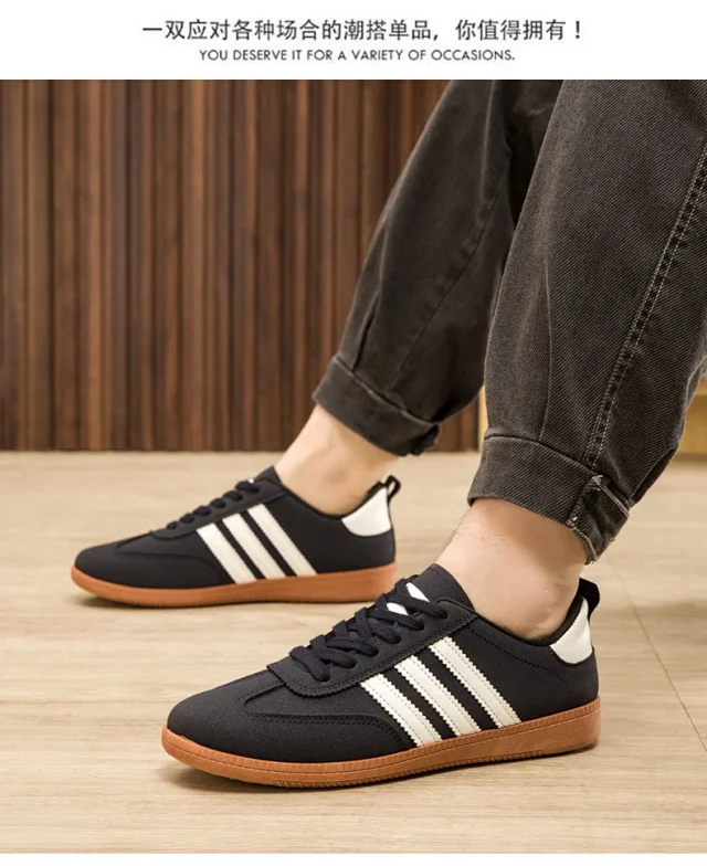 Men's Autumn Retro German Training Casual Shoes Detail
