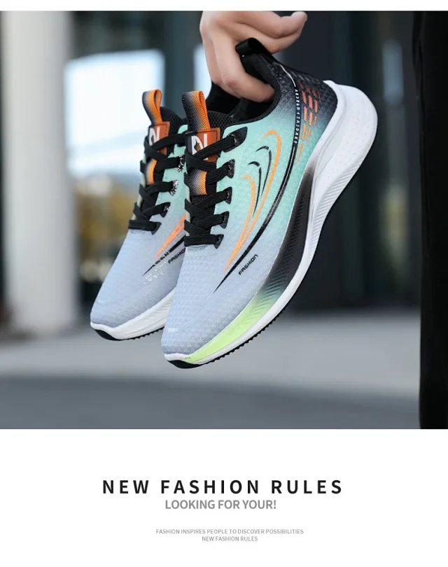 Men's Cushioned Trendy Sneakers Spring 2025 Detail