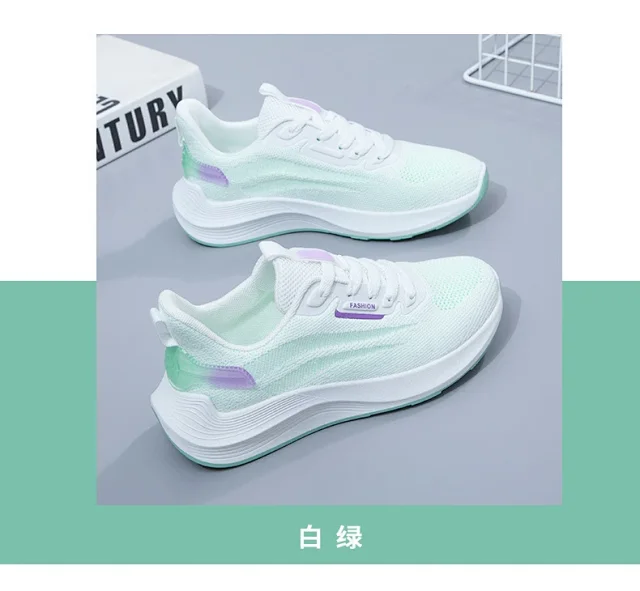 2025 Summer Women's Flyknit Yeezy-style Fashion Sneakers Detail