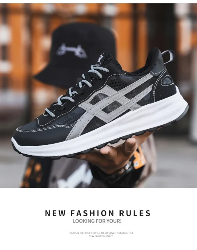 Men's New Fall Chunky Breathable Sneakers Detail