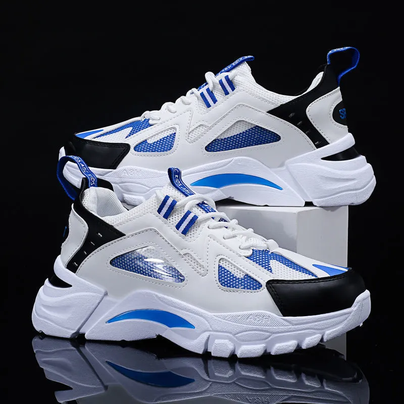 Flyknit Dad Shoes Men Breathable Casual