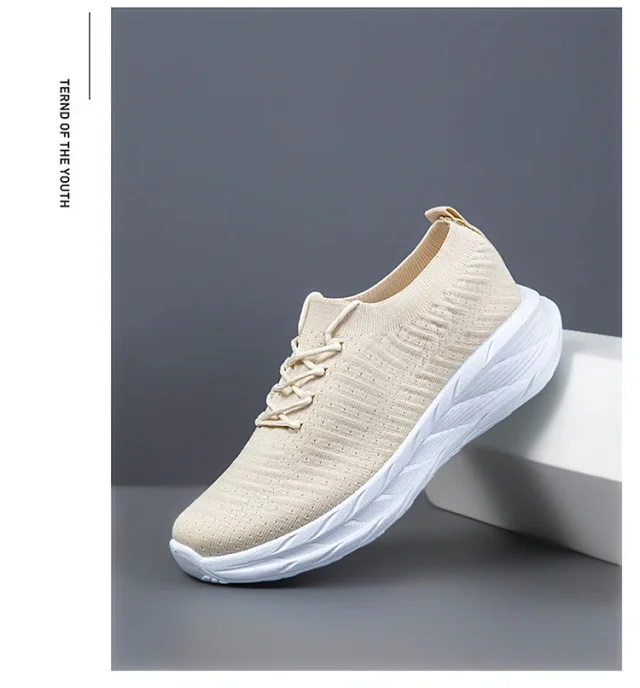 Men's Casual Flyknit Yeezy Autumn Slip-ons Detail