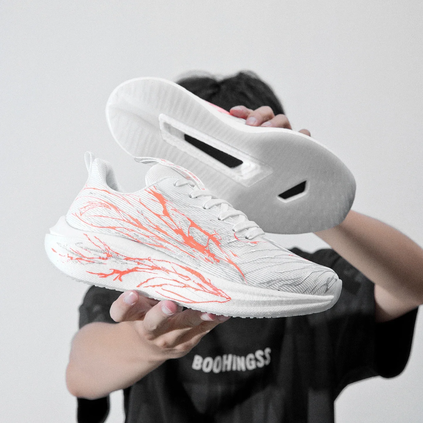 New Couple Ultra-Light Carbon Running Shoes