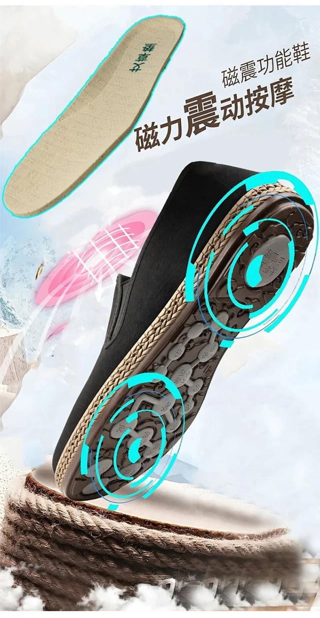 Beijing Mugwort Massage Slip-On Shoes Detail