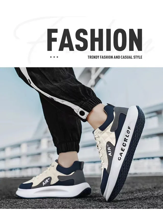 Men's 2025 Chunky Dad Shoes Casual Outdoor Detail