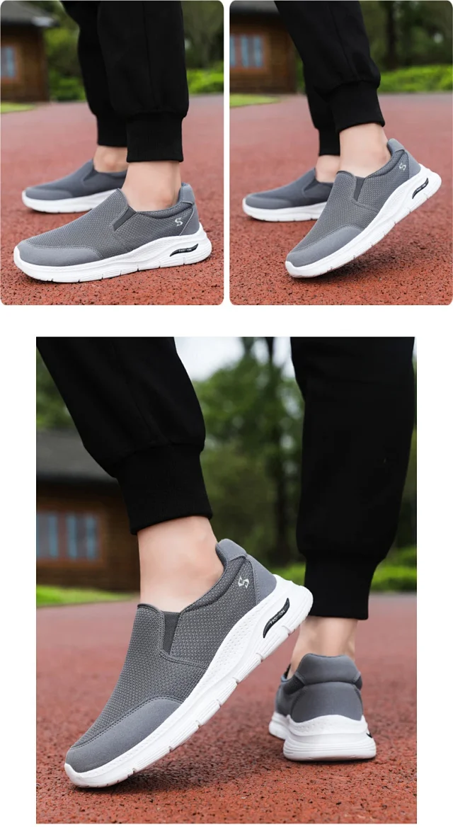 Men's Slip-On Mesh Casual Walking Shoes Detail