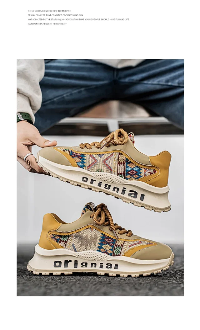 Spring 2025 Embroidered Lift Comfort Sneakers Detail