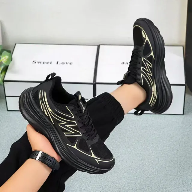 His & Hers Cushioned Racing Sneakers Detail