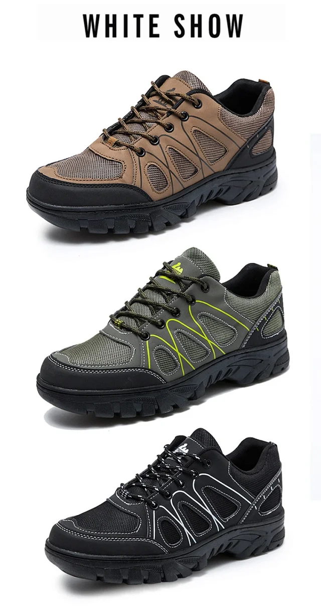 Men's Spring Light Mesh Hiking Shoes Detail