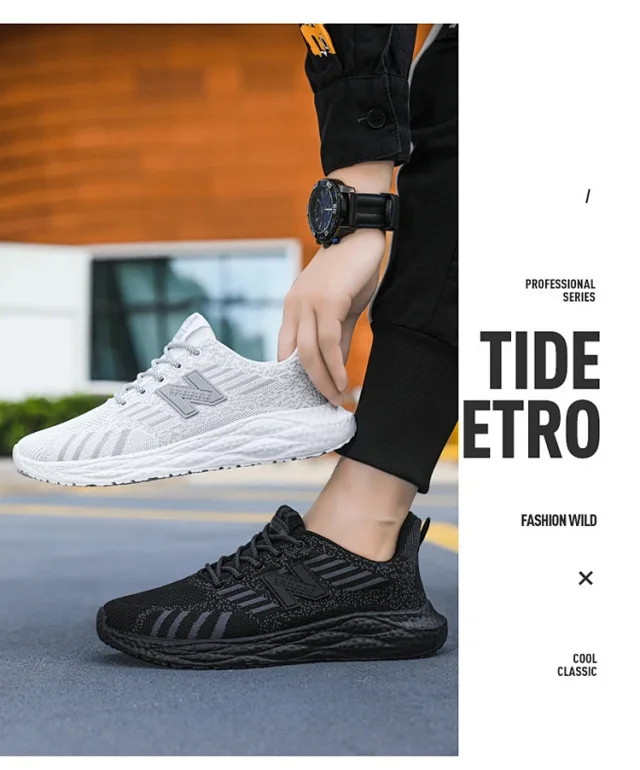 Unisex Flyknit Running Shoes Soft Sole Detail