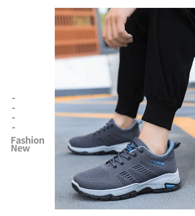 Men's Flyknit Breathable Running Shoes 2025 Detail