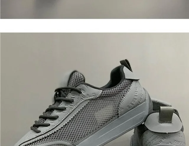 Breathable Cortez Men's All-Season Sneakers Detail