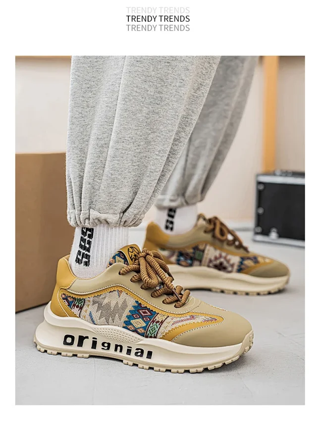 Spring 2025 Embroidered Lift Comfort Sneakers Detail