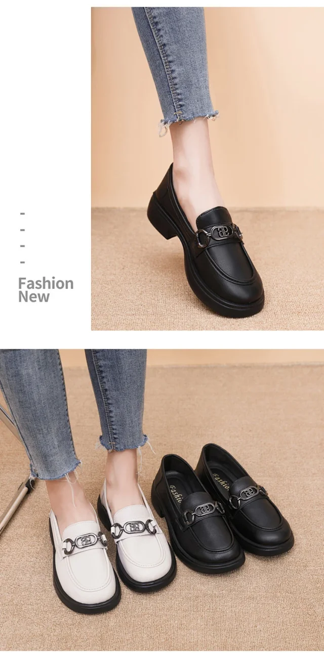 Women's 2025 Chic Euro Retro Loafers Detail