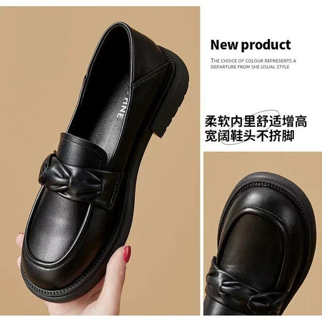 Women's Summer Leather Low Heel Mary Jane Detail