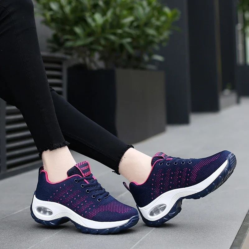 Women's Air Cushion Platform Walking Shoes