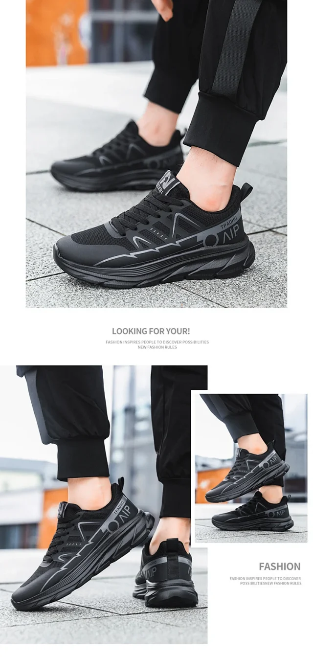 Men's Lightweight Mesh Breathable Casual Sneakers Detail