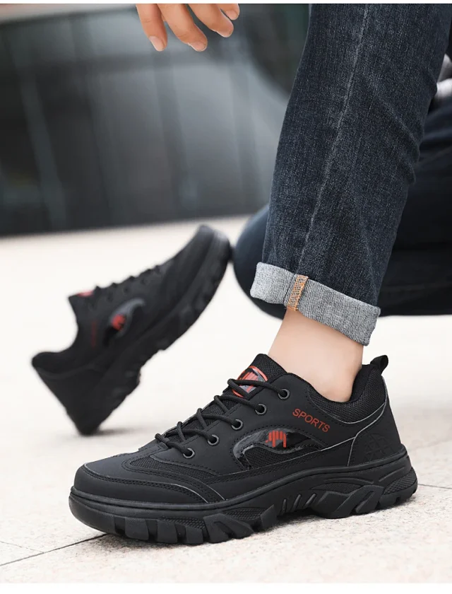 Men's Breathable Hiking Workwear Boots Detail