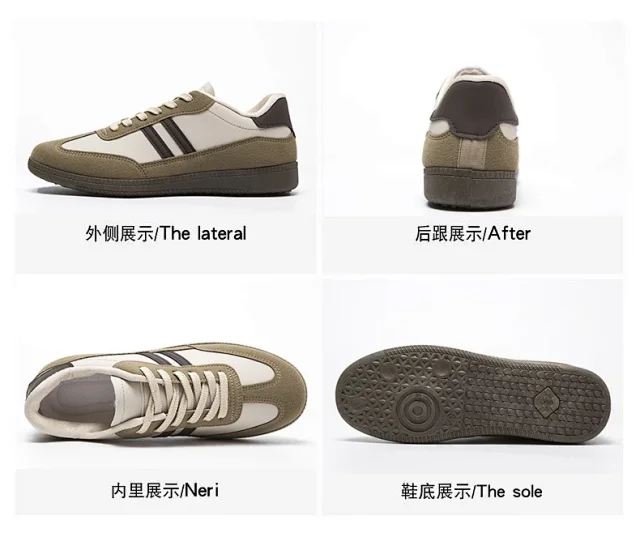 New Breathable Men's Low-top Casual Sneakers Detail