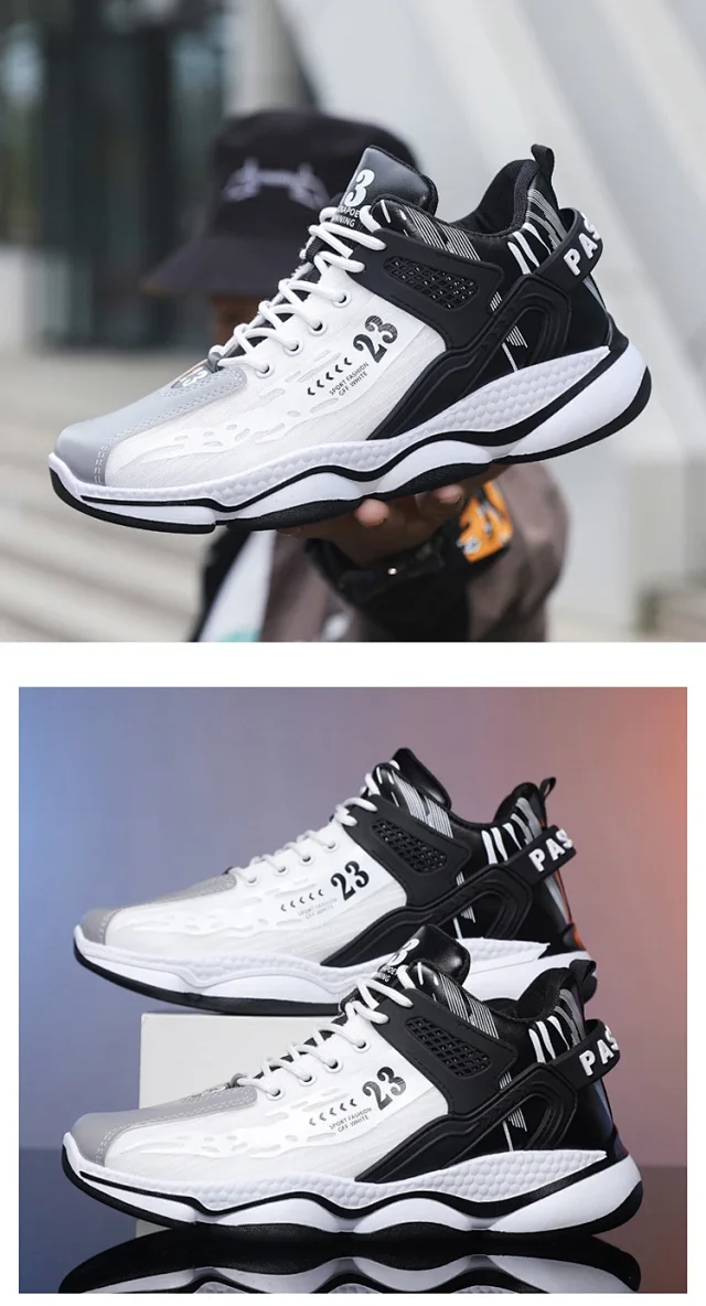 Men's Chunky Lightweight Trendy Dad Sneakers Detail