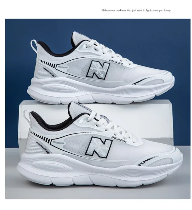 His Hers Platform Breathable Big Size Running Shoes Detail