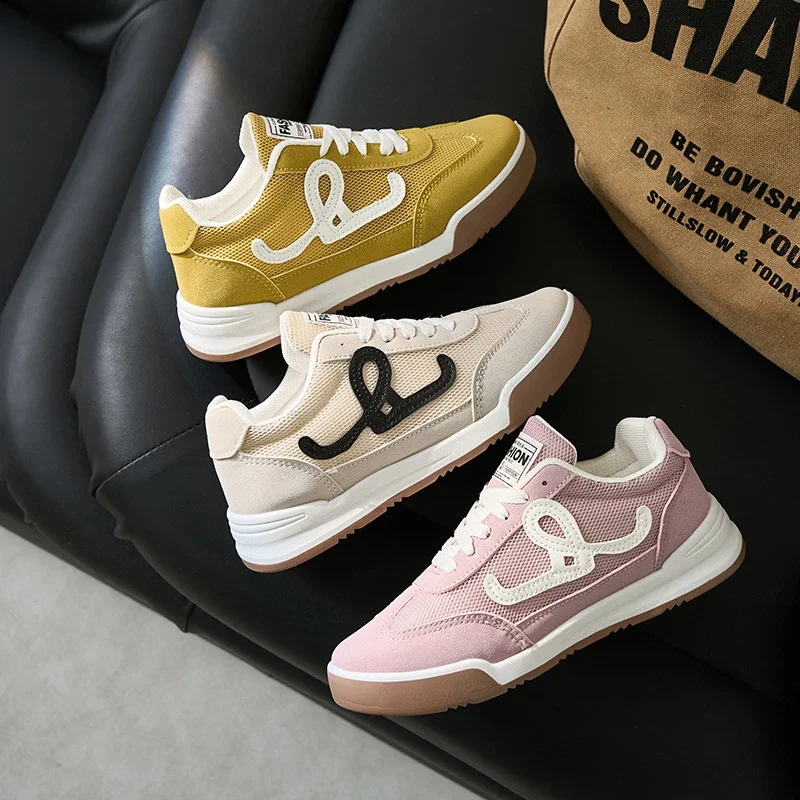 SS25 K-Style Forrest Gump Low-Top White Chunky Sneakers