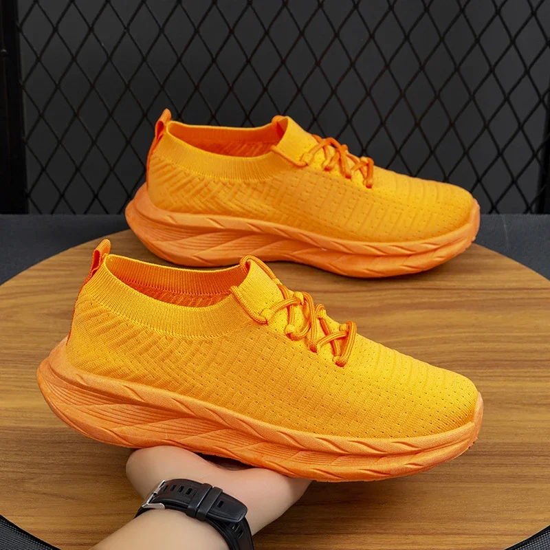 Men's Casual Flyknit Yeezy Autumn Slip-ons