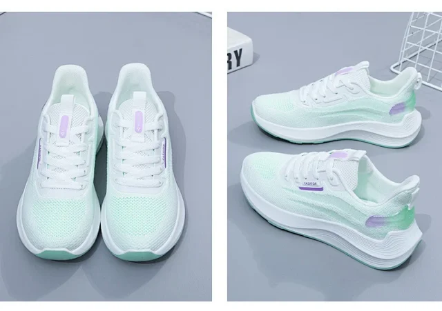 2025 Summer Women's Flyknit Yeezy-style Fashion Sneakers Detail
