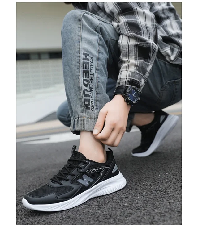 Summer Men's Mesh Couple Running Shoes Detail
