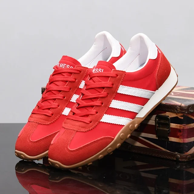 DeXun Retro Forrest Gump Platform Sneakers Detail