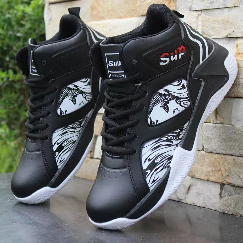 Men's Basketball Shoes 2025 Flyknit High-Top Casual Men